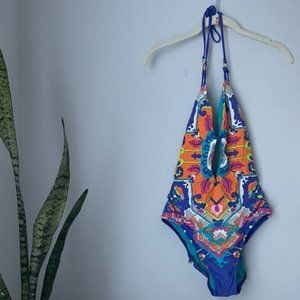Trina Turk Tapestry Plunge USED